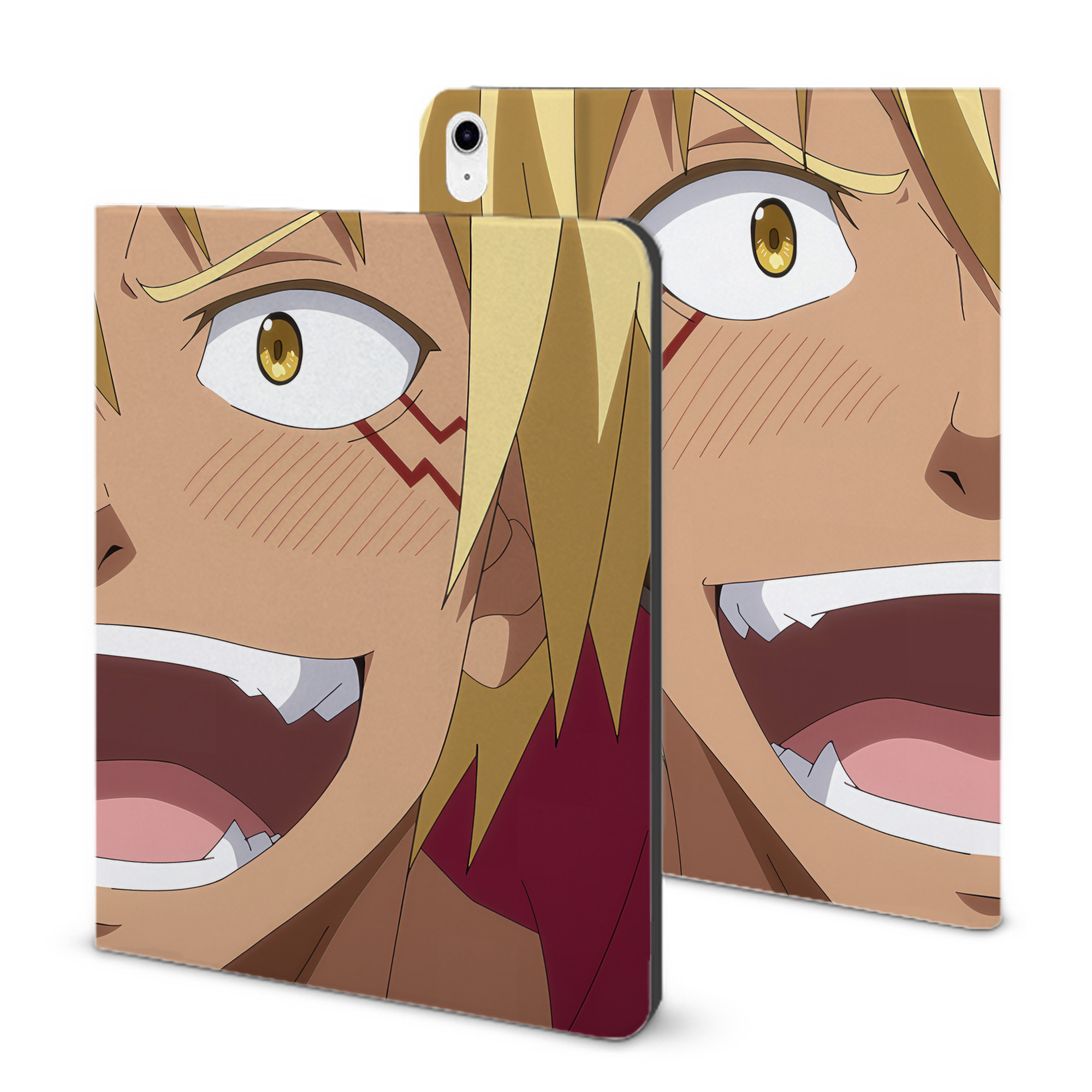 （画像用） 転スラ Regarding Reincarnated to Slime IPad ケース ブック型 PUレザー TPU 耐衝撃 軽量 薄型 ペン収納なし 全面保護 IPad 各モデル対応